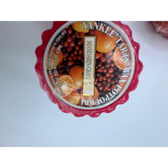 Set of 6 Yankee Candle Wax Potpourri Tart Melts Mandarin Cranberry, Macintosh & - Picture 10 of 10